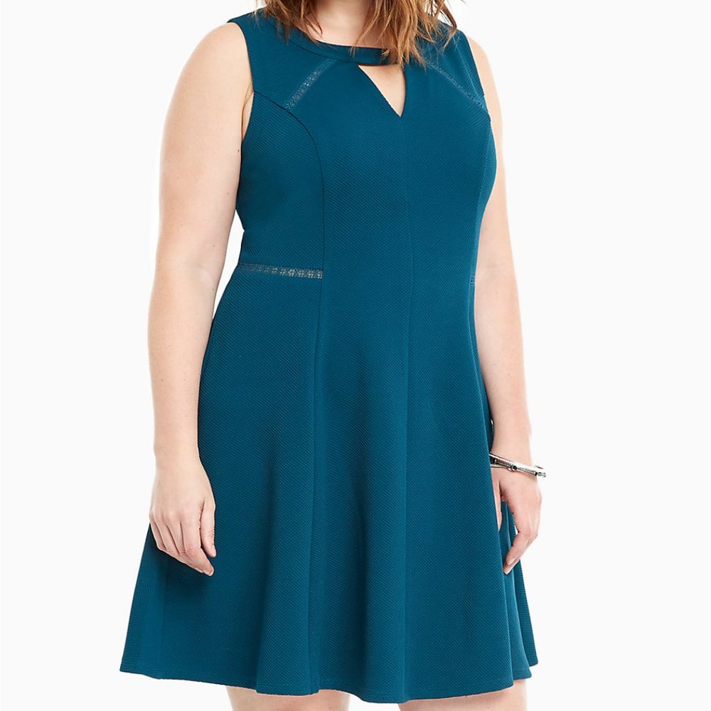 Torrid Turquoise Skater Dress